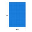 Szolártakaró medencéhez medencetakaró 400 µ erős PE fólia 4x6 m kék 60248