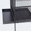 XL acél madárkalitka antracit 146x54x54 cm 60318