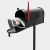 Amerikai postaláda fekete állvánnyal 60337