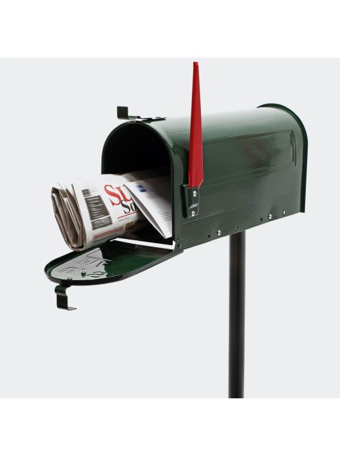 Amerikai postaláda zöld állvánnyal 60340