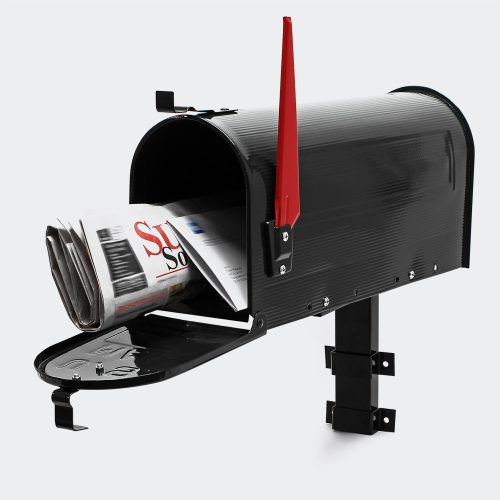 Amerikai postaláda fekete fali konzollal 60341