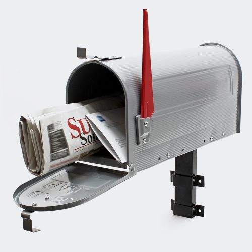 Amerikai postaláda ezüst fali konzollal XPOtool 60342