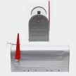 Amerikai postaláda ezüst fali konzollal XPOtool 60342