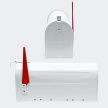 Amerikai postaláda fehér fali konzollal 60343