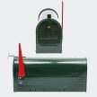 Amerikai postaláda zöld fali konzollal 60344