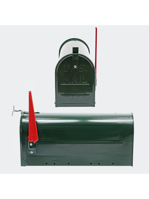 Amerikai postaláda zöld fali konzollal 60344