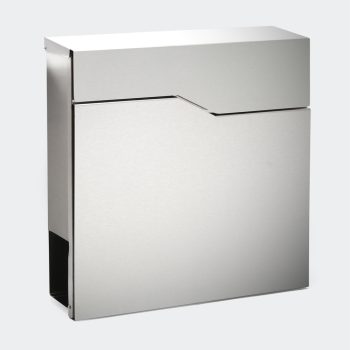   V19 Design postláda újságtartóval rozsdamentes acél 60517