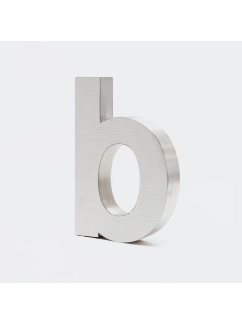 3D-s házszám: "b" rozsdamentes acél 20cm 60878