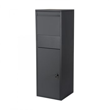   Csomagtároló szekrény csomagbox antracit 46x45x140 cm 60923