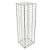 Gabion magaságyás kerítés 100x30x30 cm tűzihorganyzott kőkosár gabionfalhoz 61069
