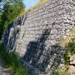 Gabion magaságyás kerítés 100x50x30 cm tűzihorganyzott kőkosár gabionfalhoz 61070
