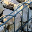 Gabion magaságyás kerítés 100x80x30 cm tűzihorganyzott kőkosár gabionfalhoz 61071 