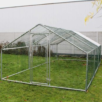 Kültéri rágcsálóketrec nyúlketrec 2x3x2 m 61211