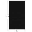 Szolártakaró medencéhez medencetakaró 5x8 m 140µ PE fólia fekete 61728