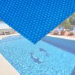 Szolártakaró medencéhez medencetakaró 5x8 m 140µ PE fólia kék 61729