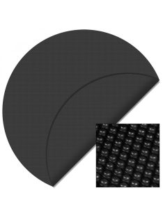   Szolártakaró medencetakaró fólia kerek 3,6 m 140µ PE fólia fekete 61734