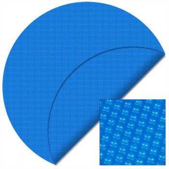   Teichtip szolártakaró medencetakaró fólia kerek 3,6 m 140µ PE fólia kék  61735