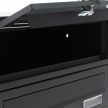Modern társasházi postaláda 12 postafiókkal antracit 61749