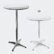 Magas bárasztal alumínium ezüst 60cm, 70-100 cm 61807