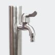 Rozsdamentes acél kerek kerti csap vízcsap 95,5 cm 61907