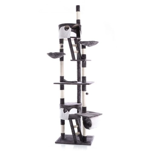 Macskabútor kaparófa szürke - fehér 240-260cm 62108