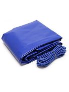 Magasított utánfutó takaró ponyva 207x114x90 cm kék hevederes rögzítés 62346
