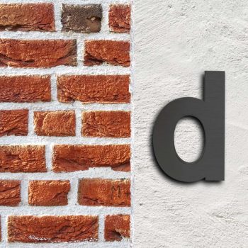 3D-s házszám: "d" antracit 20 cm 62736
