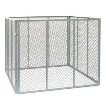   XXL kerti komposztáló fémhálóból 800 literes 100x100x80 cm 62794