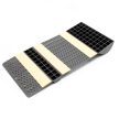 Parkolószőnyeg Parkolójelölő 52,8x25x5,2cm Fékütközővel Autónak 2 db-os szett 62903
