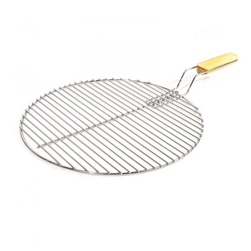 BBQ kerek grillrács rozsdamentes acél, fogantyúval 44,5 cm 63331