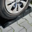 XPOtool 2x lépcsős ék 3 magasság 40/70/100 mm-es ráhajtható ékkel 3t-ig hordtáskával és vízmértékkel 63399