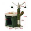 Fudajo kaktusz formájú macska kaparófa zöld 70 cm 63423