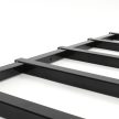 XPOTool fém polcrendszer fa tárolására, 30 x 3 x 102,5 cm, 6 szintes konzolos állvány fekete 63425