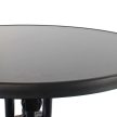 Toboli összecsukható kerek bárasztal fekete 70x110cm beltéri/kültéri 64221