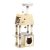 Fudajo Design Macska kaparófa 126 cm szürke-natúr játékokkal 64246