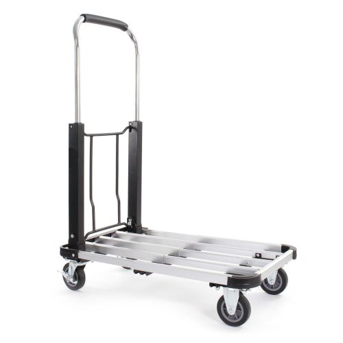 XPOTool összecsukható szállítókocsi 150 kg-ig 71x41 cm kihúzható rakodófelülettel 64252