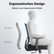 Ergonomikus irodai szék deréktámasszal, állítható magasság, légáteresztő háttámla 64985