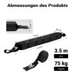 Puha autós tetőcsomagtartó 75 kg-ig kajakhoz, SUP-hoz 113x10x8 cm 65006