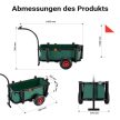 Horgászkocsi táskával 60 l kézikocsi pneumatikus gumiabroncsokkal 65015