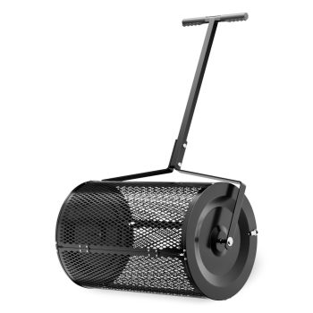   Műtrágyaszóró kerti szórógép vetéshez is fogantyúval 75 l-es 60 cm munkaszélességgel, 65087