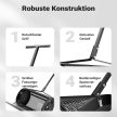 Műtrágyaszóró kerti szórógép vetéshez is fogantyúval 75 l-es 60 cm munkaszélességgel, 65087