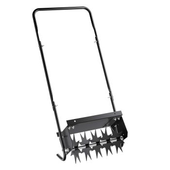   Gyepszellőztető 40 cm szélesség 6,4 cm mélység 5 tüskés acél talajlazító 65092