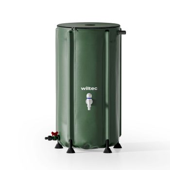   Összecsukható esővízgyűjtő hordó 100 l fedéllel 620 g/m² PVC-ből csappal 65099