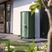 Összecsukható esővízgyűjtő hordó 250 l fedéllel 620 g/m² PVC-ből csappal 65100