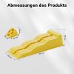 Lépcsőék pár 4/7/10 cm ütközővel, szintezőékek lakókocsikhoz 2 db-os készlet 65109