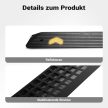 Küszöbrámpa strapabíró gumiból készült rámpa 110 x 40,6 x 5 cm, sárga fényvisszaverő csíkokkal 50 t-ig