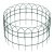 Kerti 0,65 x 25 m zöld láncszem kerítés acél PVC bevonattal, drótkerítés 9x15 cm háló 65271