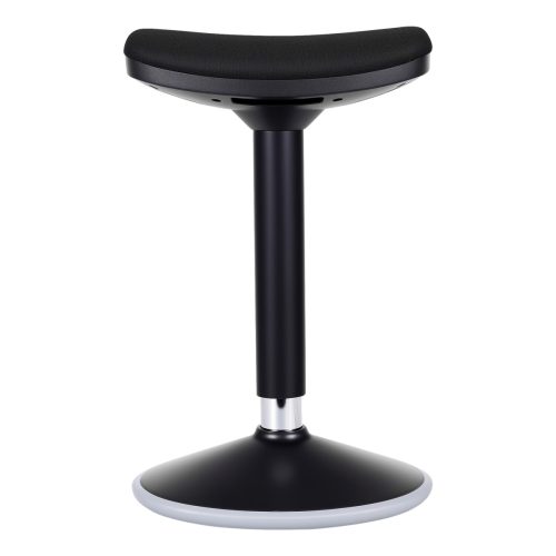 Modern irodai ülő- és állószék kárpitozott forgószék 70 cm magasságig fekete 65423