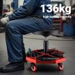 Műhelyszék tárolópolccal, gurulós szék, állítható magasságú 37-52 cm 65756
