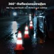Közlekedési bóják, forgalomirányító terelőkúpok 50 cm magas 6 darabos szett 65927